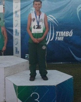 Equipe de São Ludgero Sub 16 é bronze no geral do Estadual de Atletismo - Foto 1