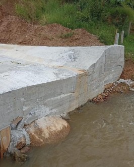 Concluída a concretagem no acesso à ponte da Nova Estrela. Trânsito será liberado no dia 1º de fevereiro - Foto 3