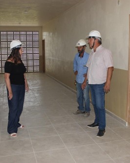 Construção do Centro de Educação Infantil no bairro Encosta do Sol segue para fase final de execução - Foto 7