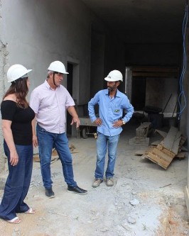 Construção do Centro de Educação Infantil no bairro Encosta do Sol segue para fase final de execução - Foto 9