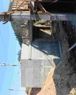Prefeitura está construindo uma ponte de concreto armado na rodovia João Becker (Estrada Geral Barra do Norte) - Foto 5