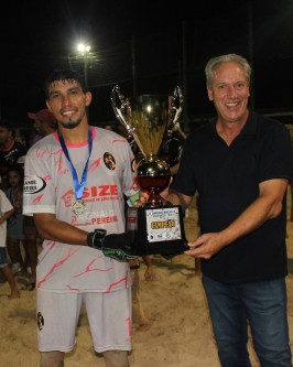 Divina Providência é campeã do 13º Campeonato Municipal de Beach Soccer 2024 - Foto 27