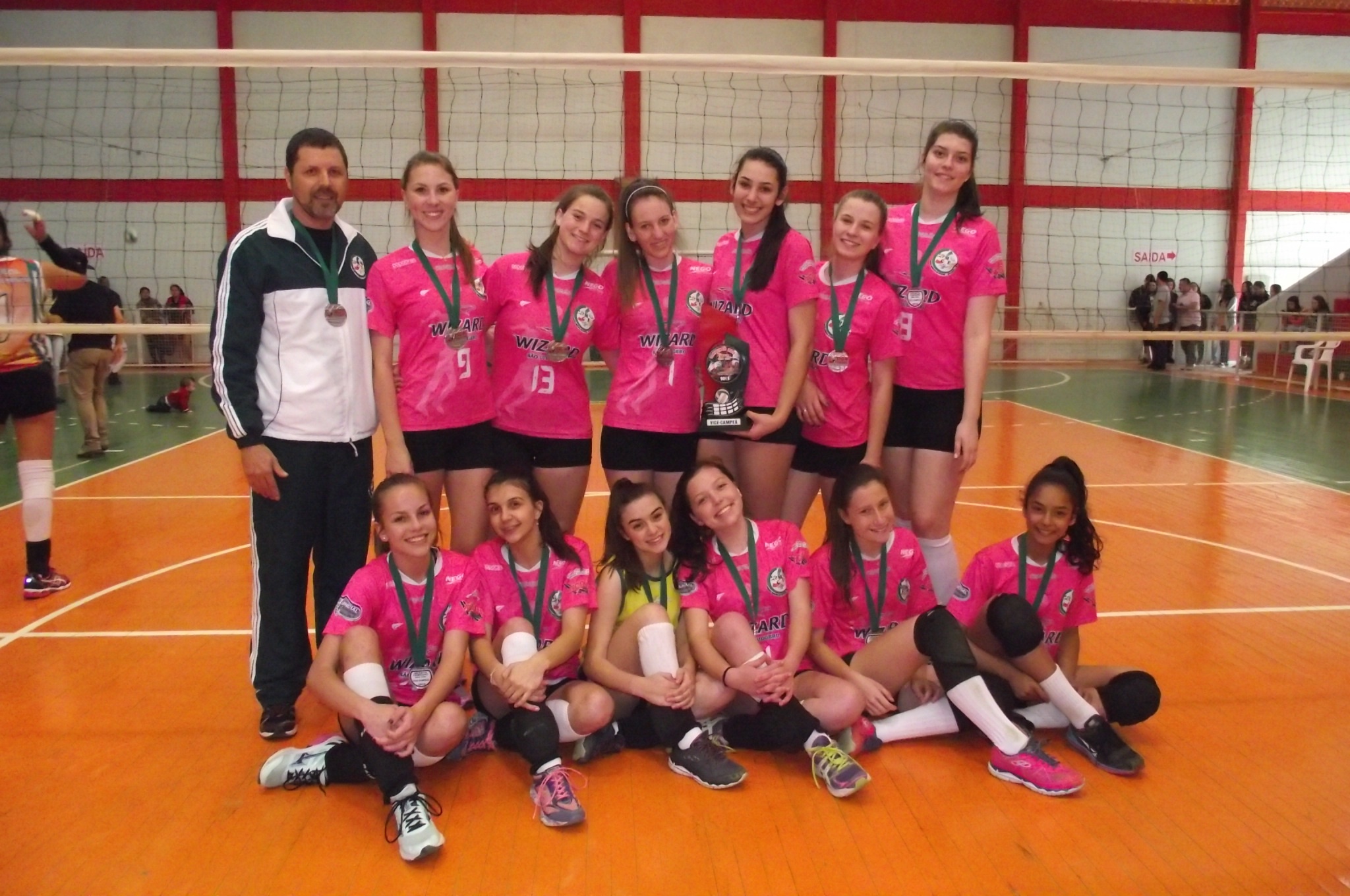 Voleibol Feminino Infantil de São Ludgero conquista prata na Liga de Santa Catarina