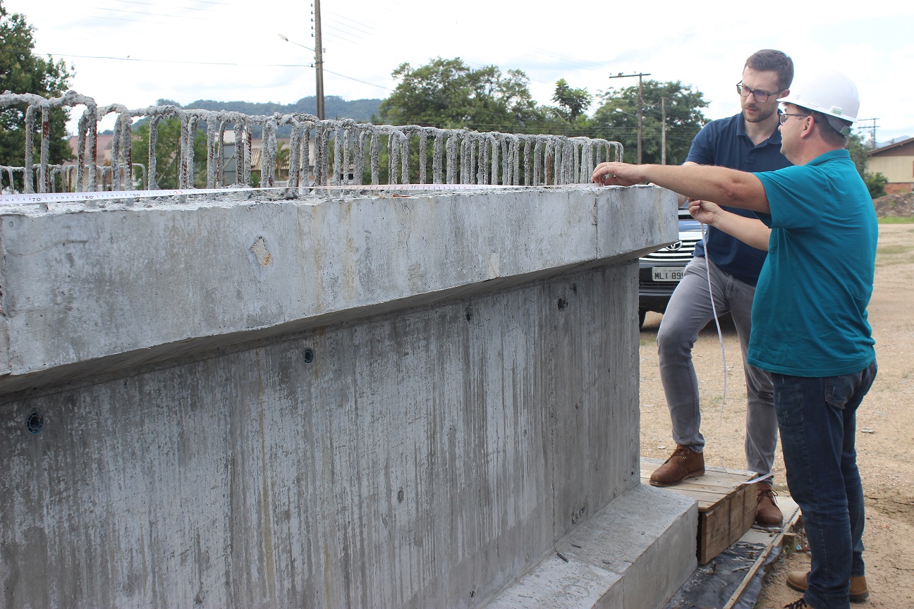 BRDE supervisiona obra da segunda ponte para liberar mais uma parcela do financiamento