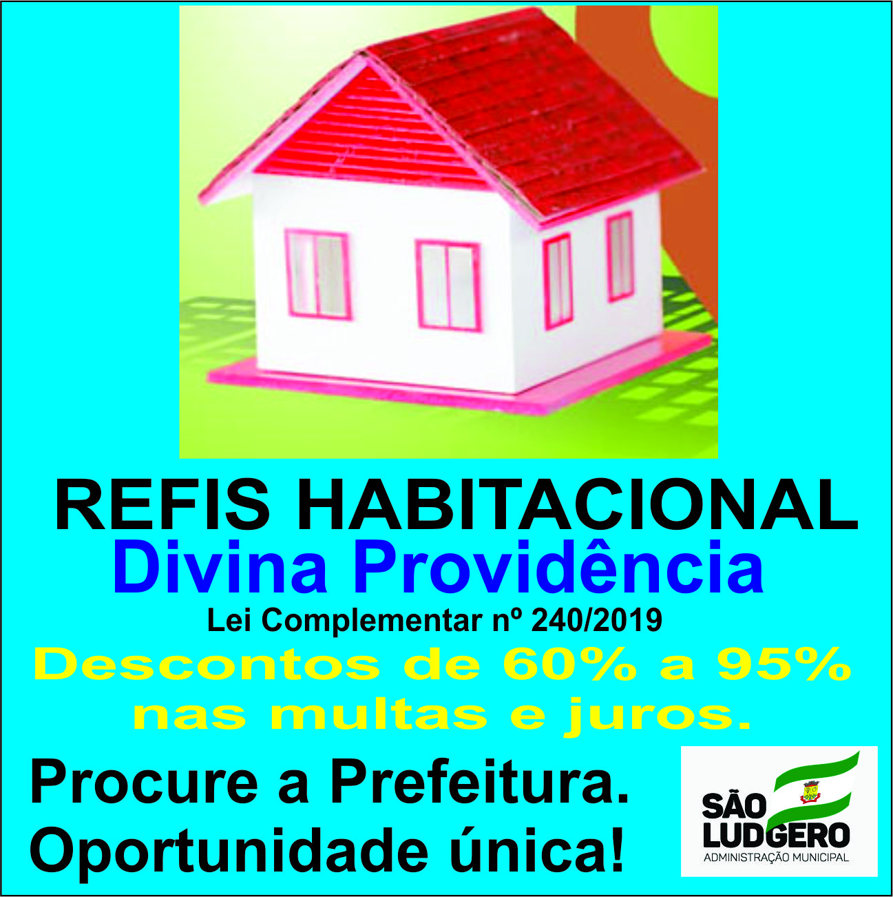 Prazo para Refis Habitacional em São Ludgero termina amanhã, sexta-feira, 28 de fevereiro