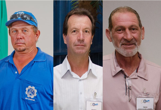 Antônio, Egídio e Valdir se aposentam após vários anos de serviços prestados ao Samae de São Ludgero Antônio, Egídio e Valdir se aposentam após vários anos de serviços prestados ao Samae de São Ludgero