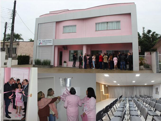 Inaugurado o primeiro piso da sede da Rede Feminina de Combate ao Câncer de São Ludgero