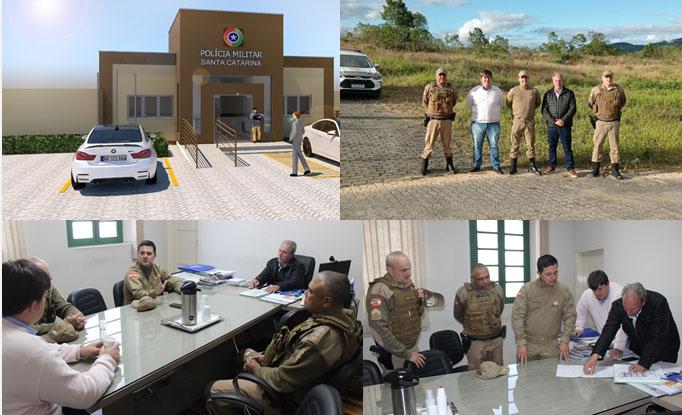 Parceria possibilita luta para construção de uma nova sede para a Polícia Militar de São Ludgero