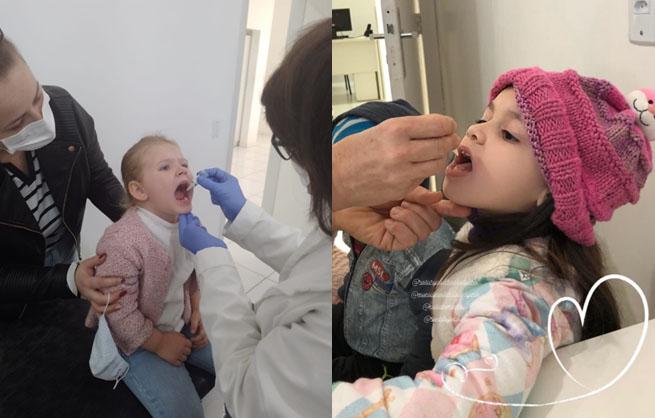 São Ludgero vacina 177 crianças contra Poliomielite durante o Dia D Mobilização
