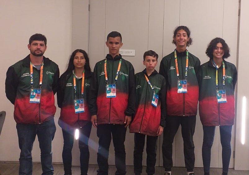 Cinco atletas do atletismo disputam a 19ª edição dos Jogos Escolares Brasileiros