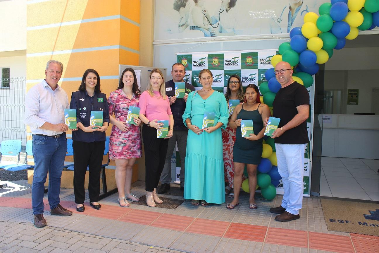 Ministério da Saúde lançou Caderneta Nacional de Gestante em São Ludgero