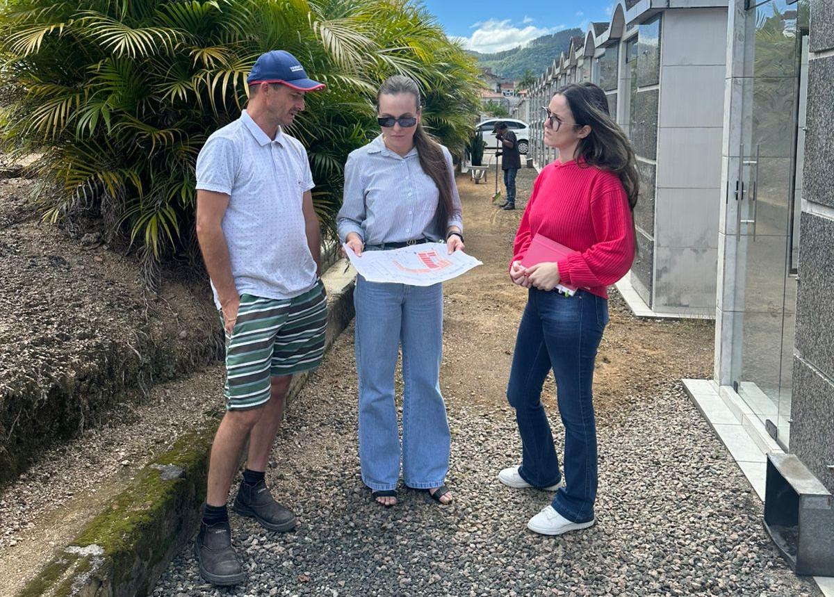 Prefeitura de São Ludgero realiza ações para melhoria e reorganização do Cemitério Municipal