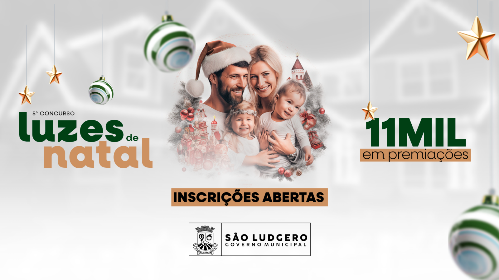 Inscrições para o Concurso Luzes de Natal estão abertas