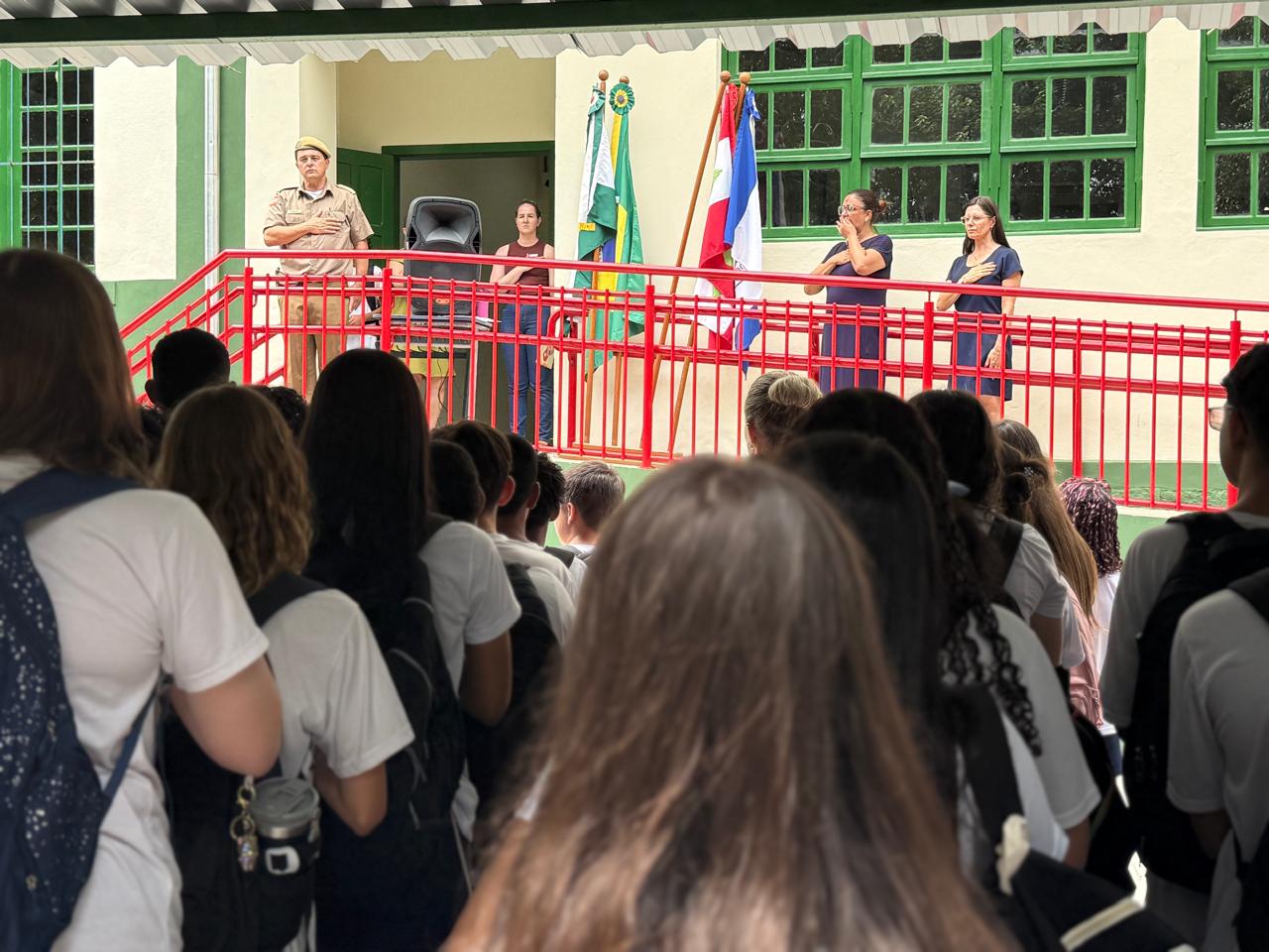 Com início das atividades na EEB São Ludgero, modelo Cívico-Militar se consolida em Santa Catarina