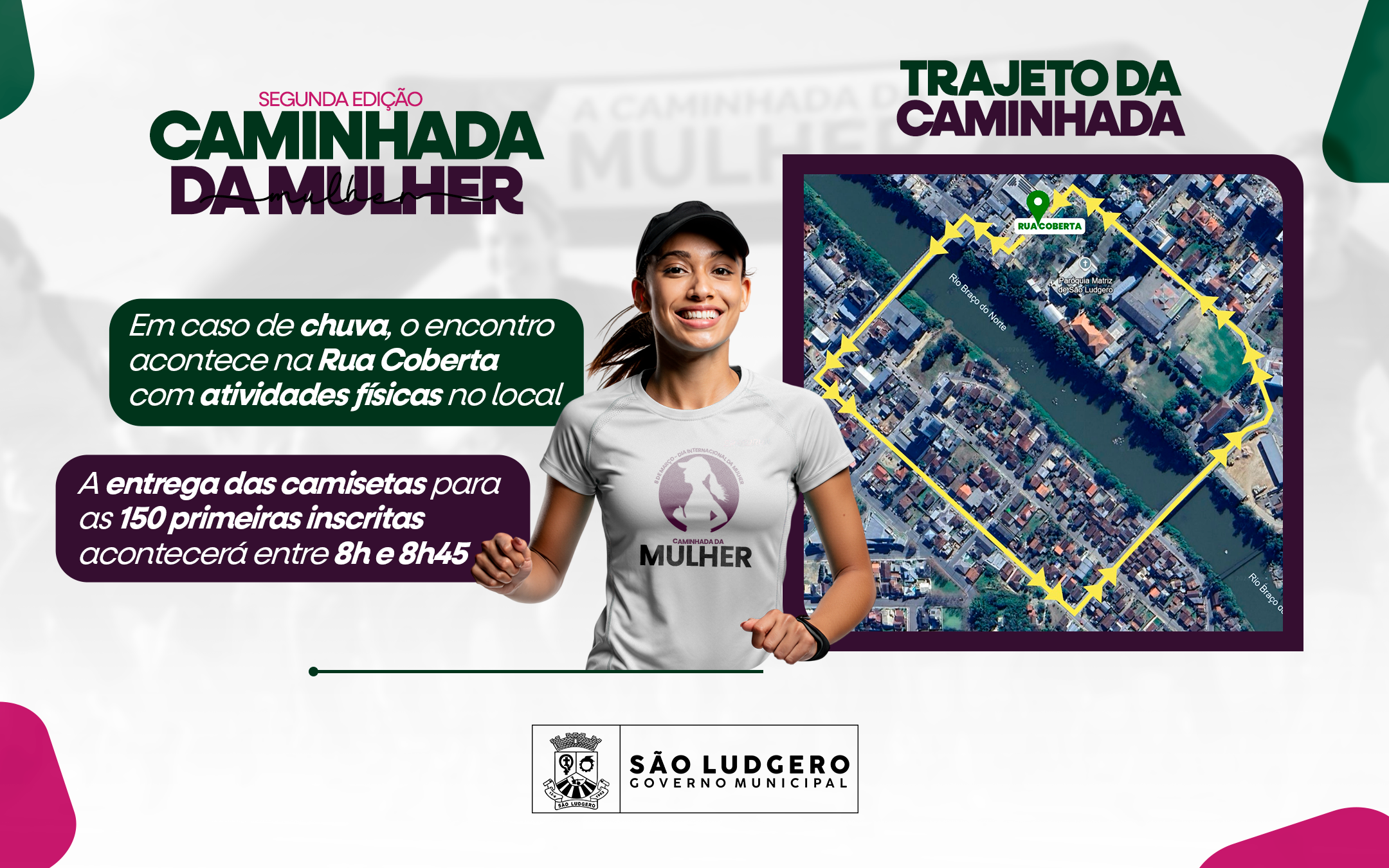 Sucesso de adesão: Mais de 350 mulheres estão confirmadas para a 2ª Caminhada da Mulher em São Ludgero