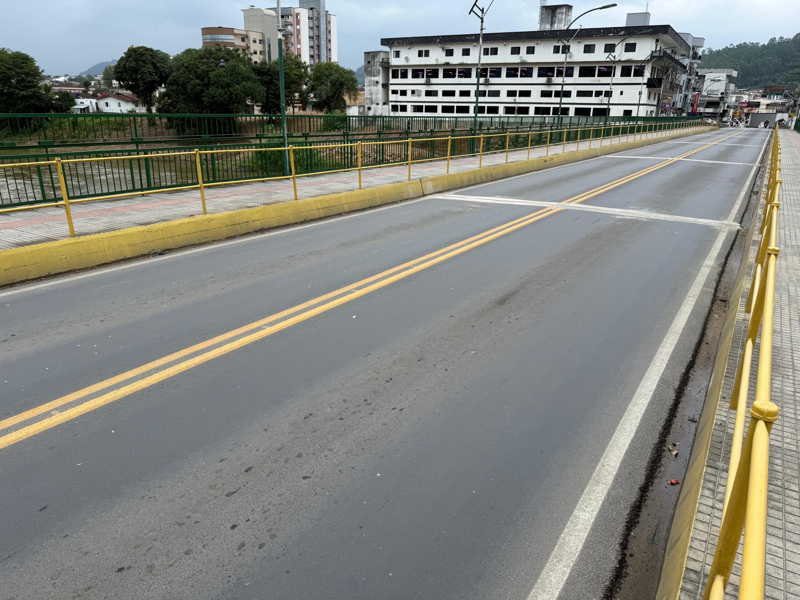 Prefeitura de São Ludgero finaliza manutenção na Ponte Adolfo Schlickmann