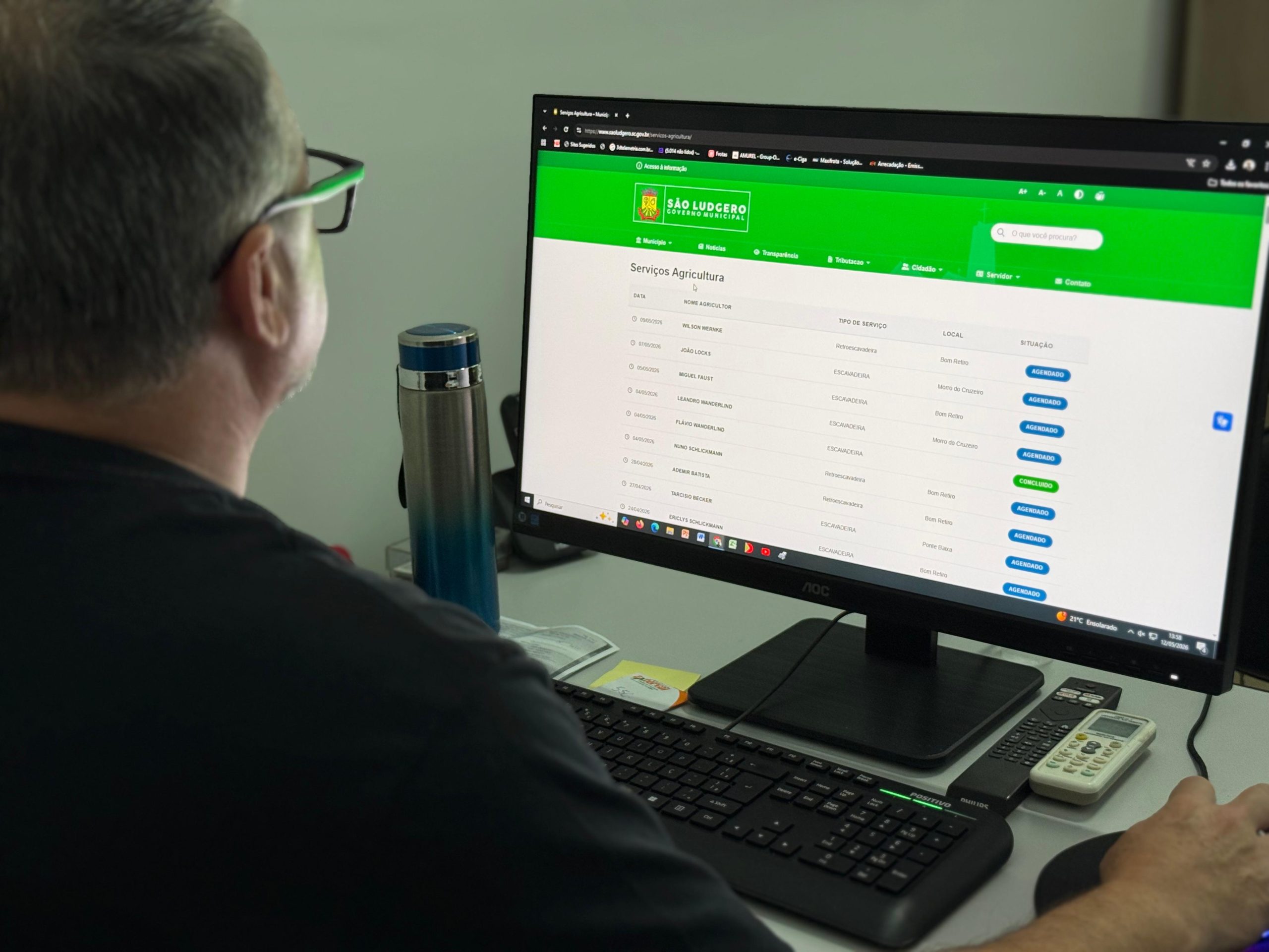 Secretaria de Agricultura de São Ludgero passa a disponibilizar atualização diária de ações no site oficial