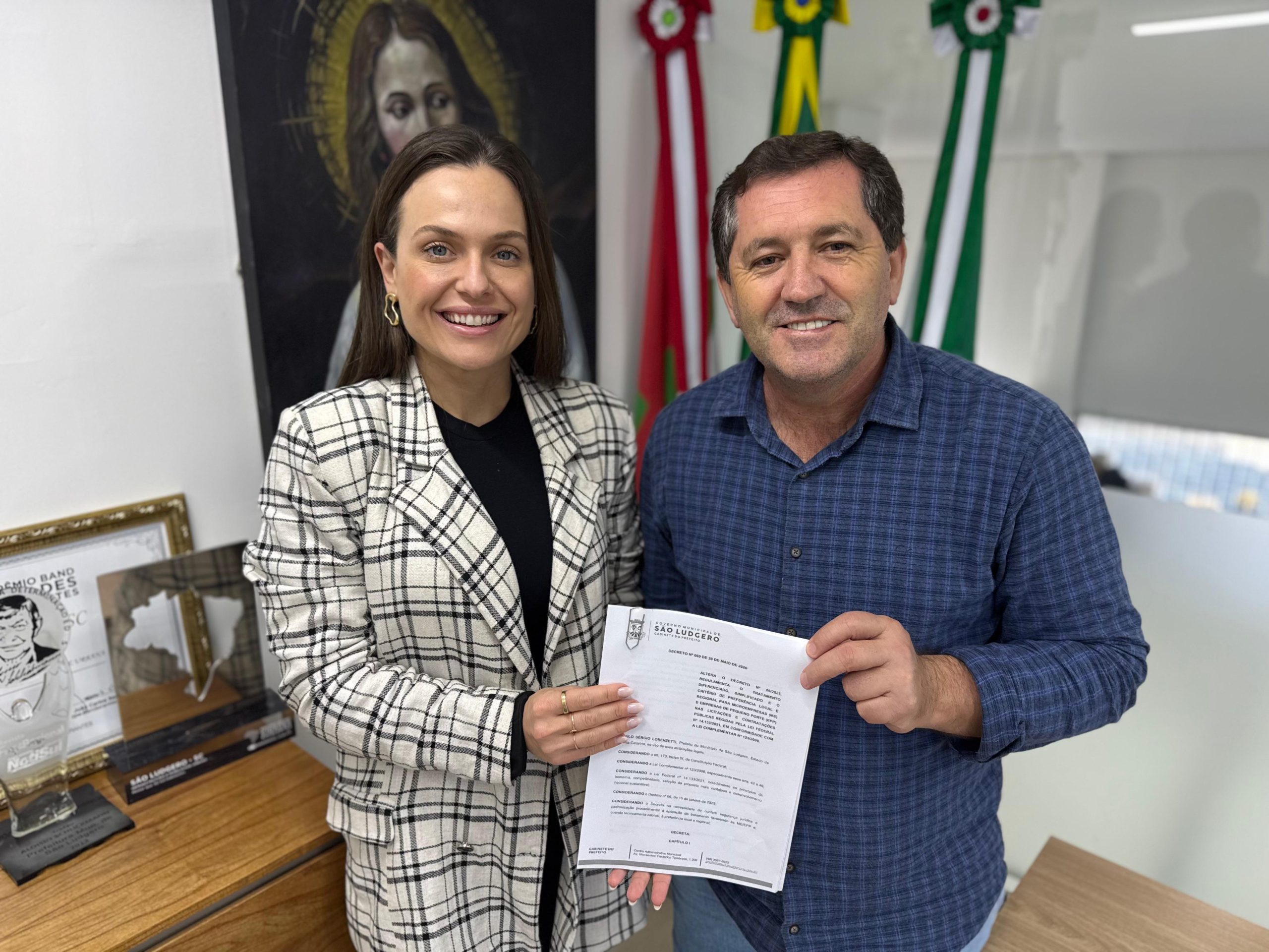 Prefeito de São Ludgero Lança Decreto que Incentiva Empresas da Região