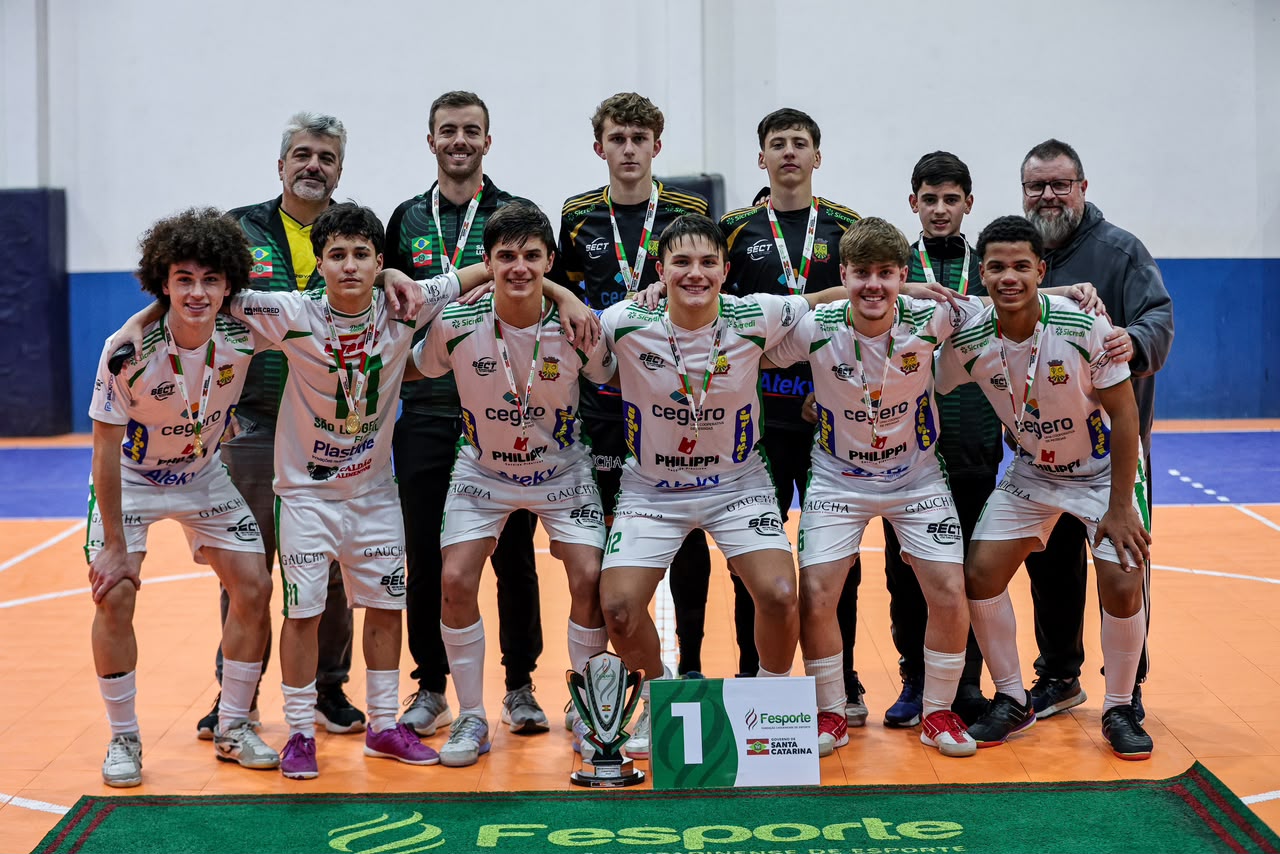 São Ludgero vence Tubarão e conquista o título do Futsal Masculino na OLESC