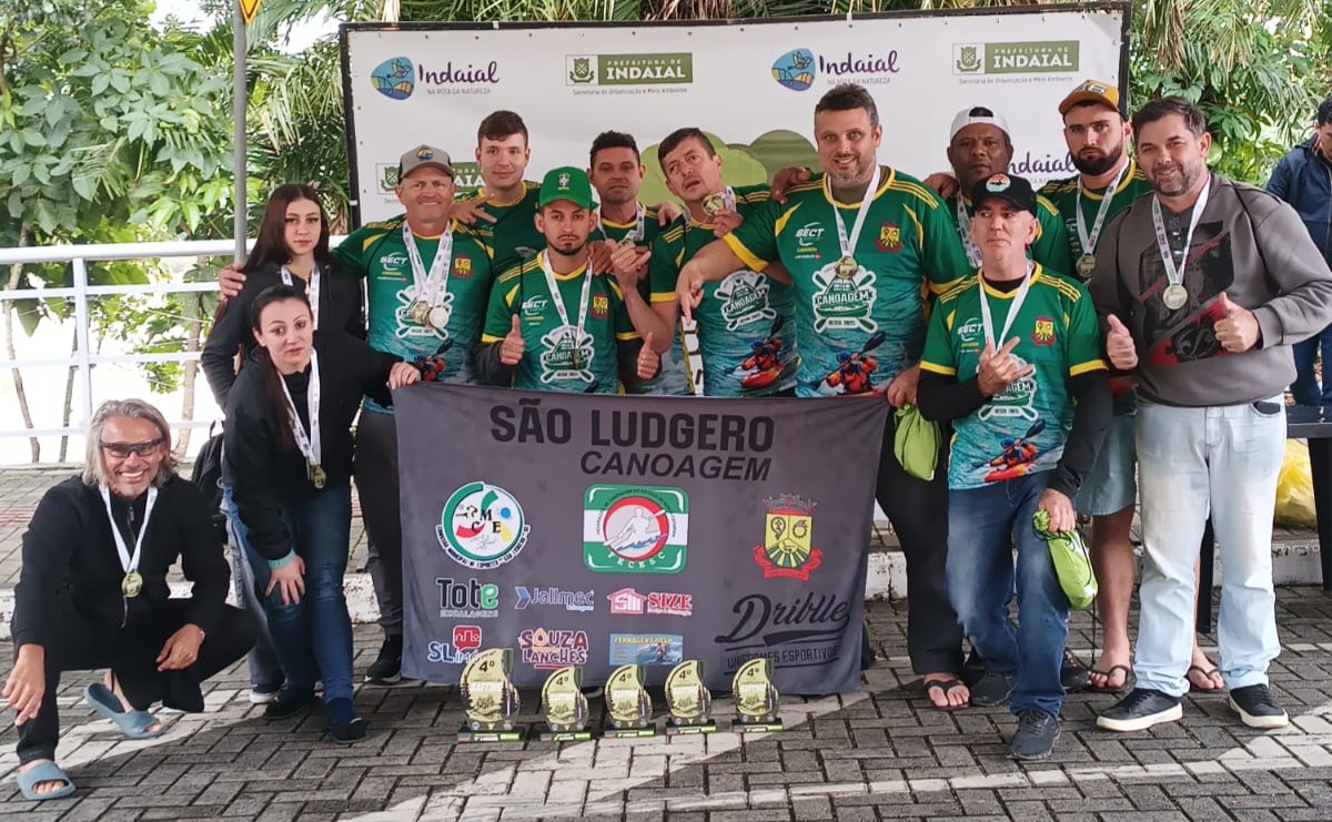 Atletas de São Ludgero conquistam cinco troféus no Campeonato Catarinense de Rafting e Canoagem