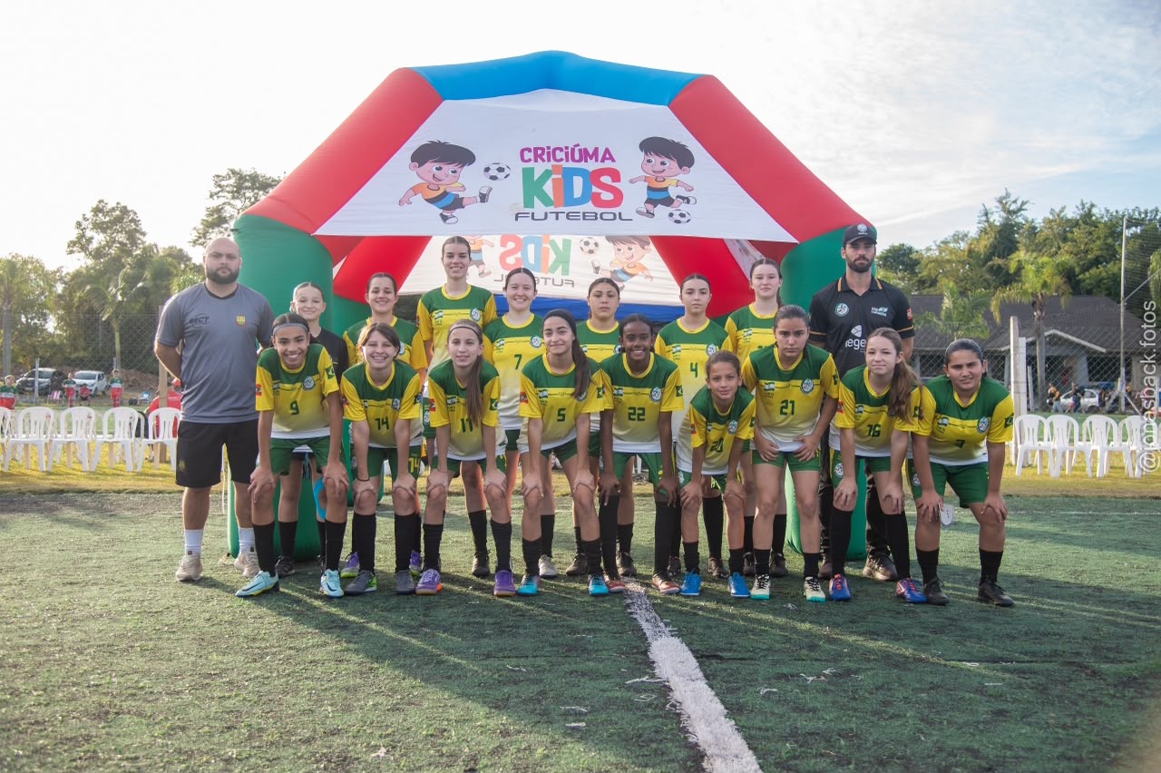São Ludgero conquista o título da Série Prata no Torneio Criciúma Kids Sub-16 de Futebol Society Feminino