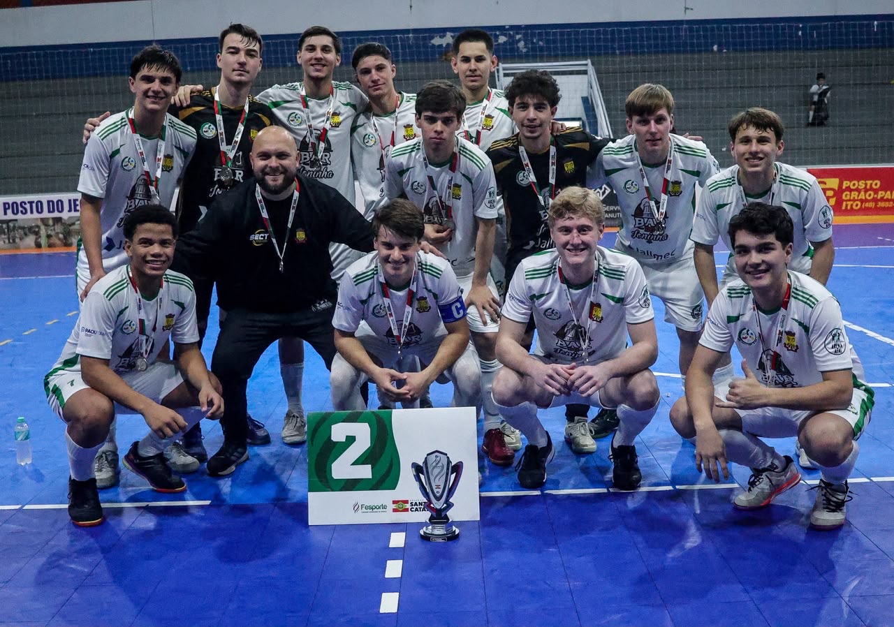 Futsal de São Ludgero conquista o vice-campeonato microrregional dos JASC e garante vaga para a etapa regional