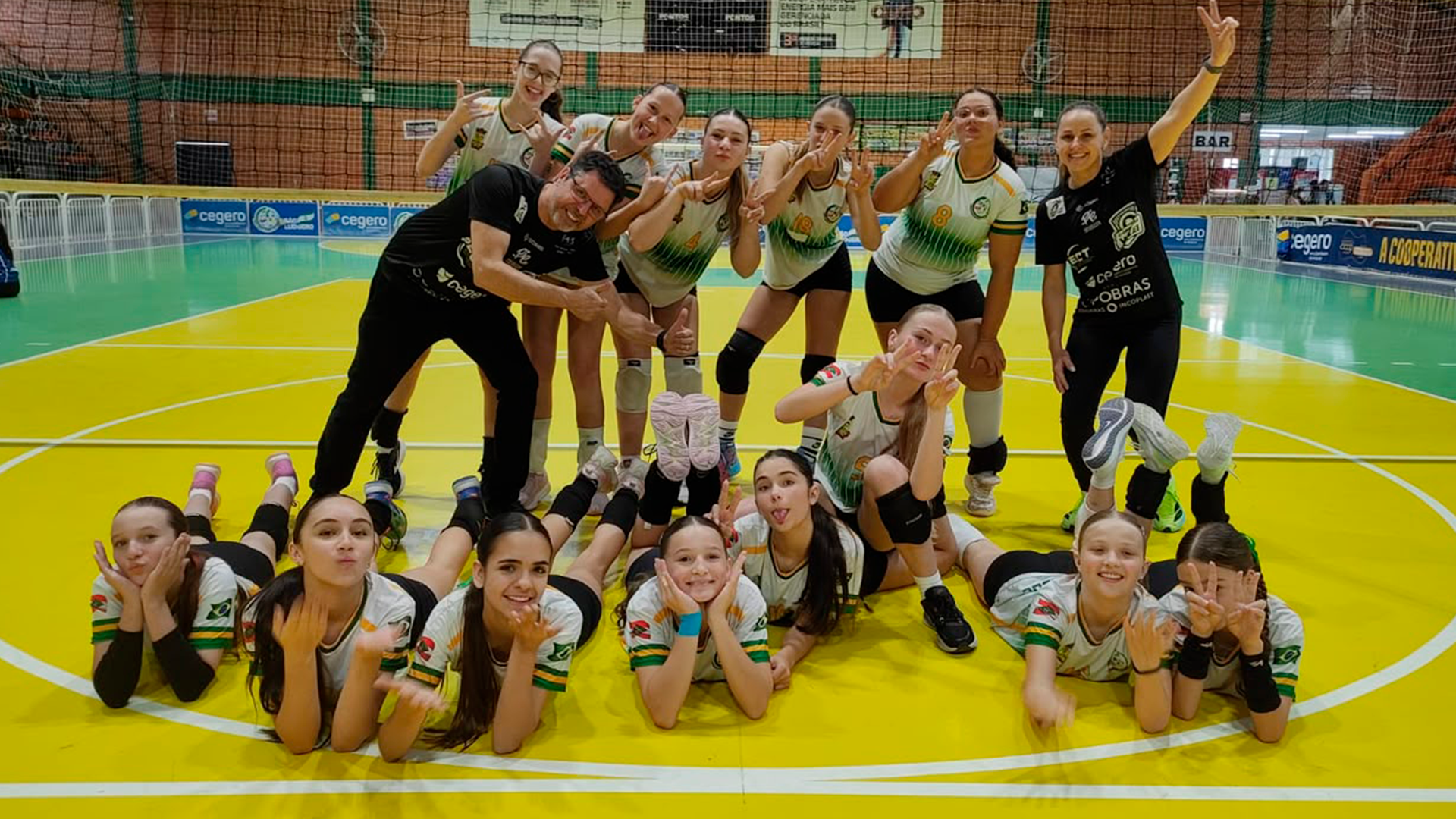 Copobrás Vôlei/SECT São Ludgero é campeão da 2ª etapa da Liga SC Sub-14 e sediará a grande Final Ouro