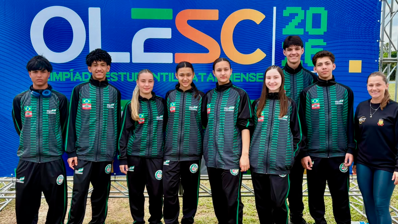 Atletismo de base de São Ludgero demonstra evolução e conquista bons resultados na OLESC em Timbó