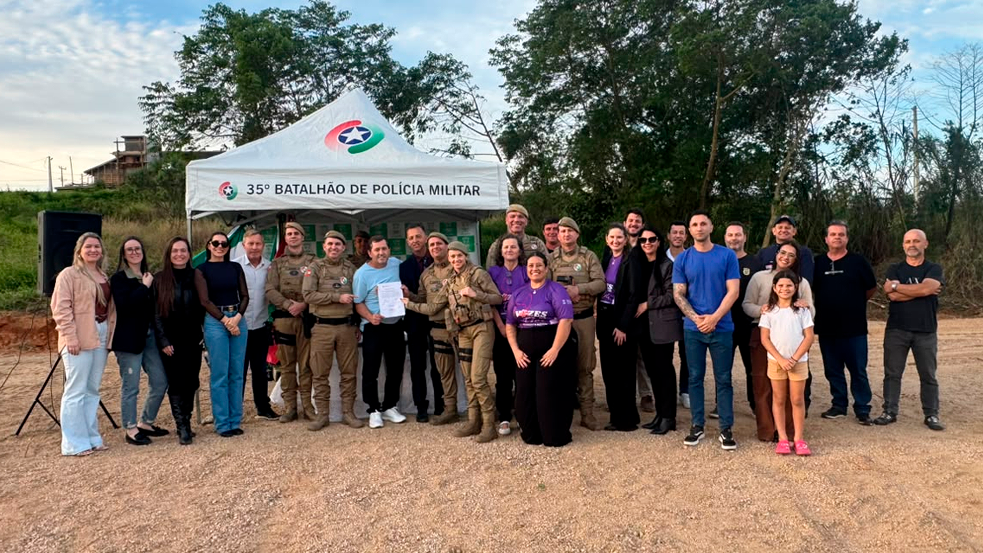 Do sonho à realidade: Prefeitura de São Ludgero assina Ordem de Serviço para construção do novo quartel da Polícia Militar