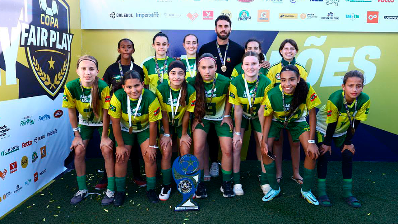 Meninas do Sub-14 de São Ludgero conquistam título inédito da Série Prata na Copa Fair Play em Florianópolis