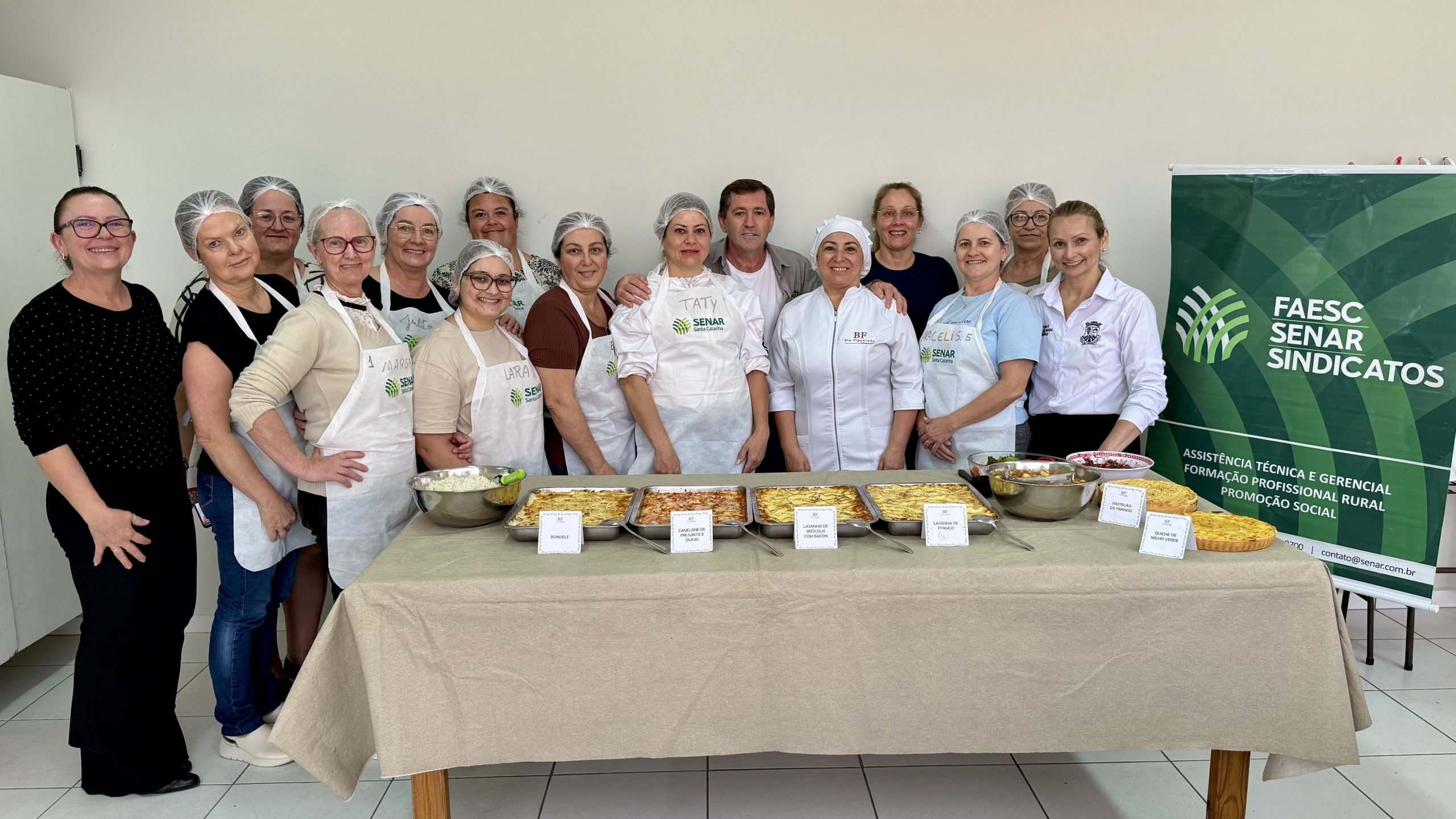 São Ludgero fomenta empreendedorismo com curso de produção de massas caseiras para congelamento
